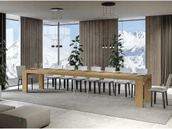 Mesa extensible 90x180/440 cm Roxell Premium Roble Natural