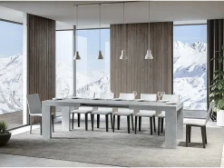Mesa extensible 180/440x90 cm Roxell cemento