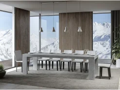 Mesa extensible 90x180/440 cm Roxell Premium Cemento