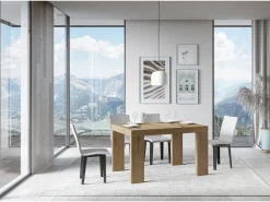 Mesa extensible 120/224x90 cm Roxell roble natural