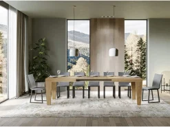 Mesa extensible 200/460x90 cm Spimbo roble natural
