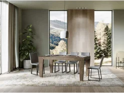 Mesa extensible 200/460x90 cm Spimbo nogal