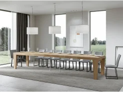 Mesa extensible 90x200/460 cm Spimbo Premium Roble Natural