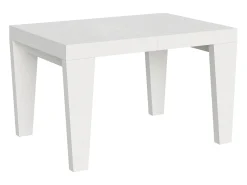 Mesa extensible 140/400x90 cm Spimbo fresno blanco