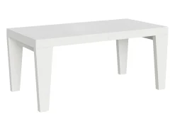 Mesa extensible 180/440x90 cm Spimbo fresno blanco