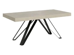 Mesa extensible 180/440x90 cm Terium cachemira patas antracita