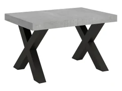 Mesa extensible 90x130/234 cm Traffic Cemento estructura Antracita