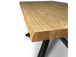 Mesa extensible 90x200/300 cm Versalux patas roble descortezado 4/C