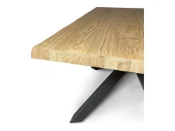 Mesa extensible 90x200/300 cm Versalux patas roble descortezado 4/B