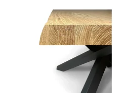 Mesa extensible 90x180/230 cm Versalux patas roble descortezado 4/C