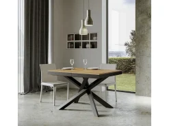 Mesa extensible 120/224x90 cm Volantis Evolution roble natural estructura et patas antracita