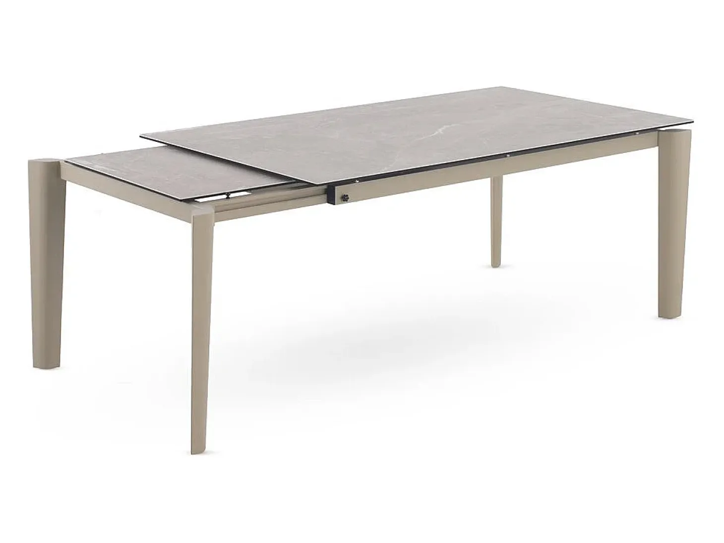 Mesa extensible 180/250x100 con sobre cerámico