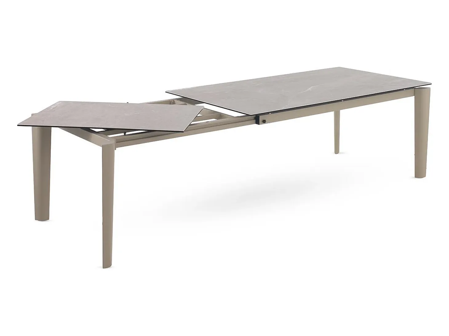 Mesa extensible 180/250x100 con sobre cerámico