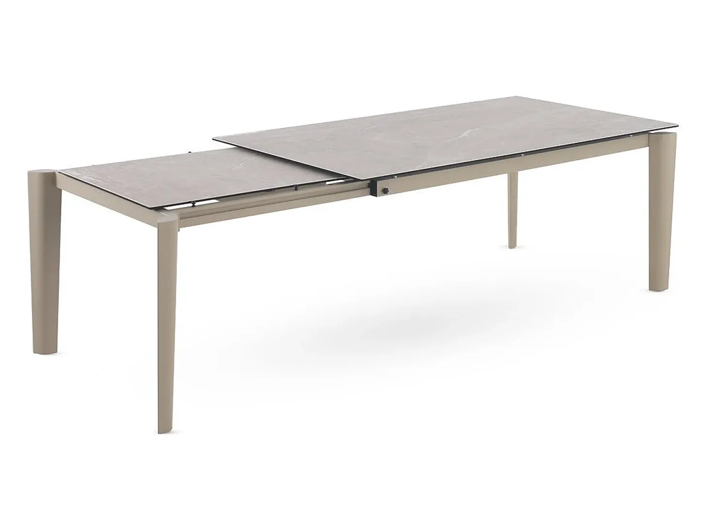 Mesa extensible 180/250x100 con sobre cerámico