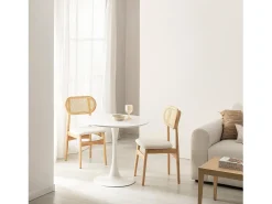 Mesa fija de Lacado Blanco 73 x 80- Cory