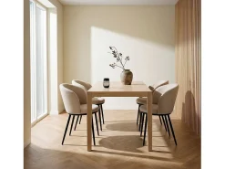 Mesa fija de Madera Natural 78 x 140- Mara