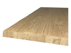 Mesa fija 90x140 cm Svalen roble descortezado patas antracita