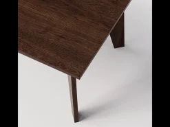 Mesa HOLT 180 x 95 cm para cocina, salón, comedor Roble Chocolate
