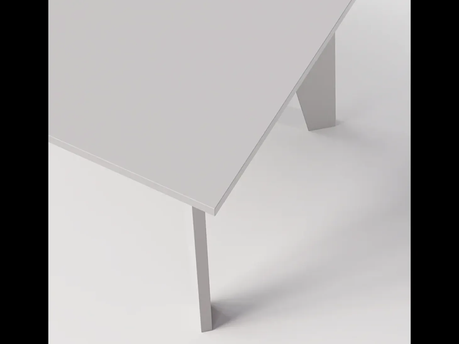 Mesa HOLT 180 x 95 cm para cocina, salón, comedor Gris