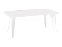 Mesa HOLT 180 x 95 cm para cocina, salón, comedor Blanco