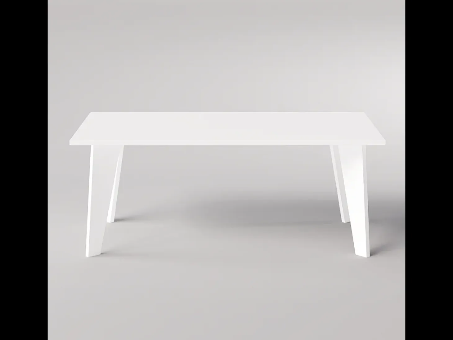 Mesa HOLT 180 x 95 cm para cocina, salón, comedor Blanco