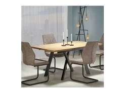 Mesa industrial de madera y metal 160/200 x 90 Vegas