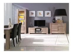 Mesa no extensible 160 cm - Colección ROMI - roble claro