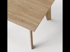 Mesa OLEN 90 x 90 cm para cocina, salón, comedor Roble Sonoma