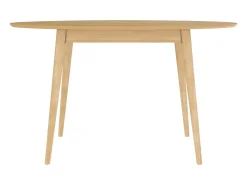 Mesa ovalada para 4 personas de madera clara 130 cm - Eddy