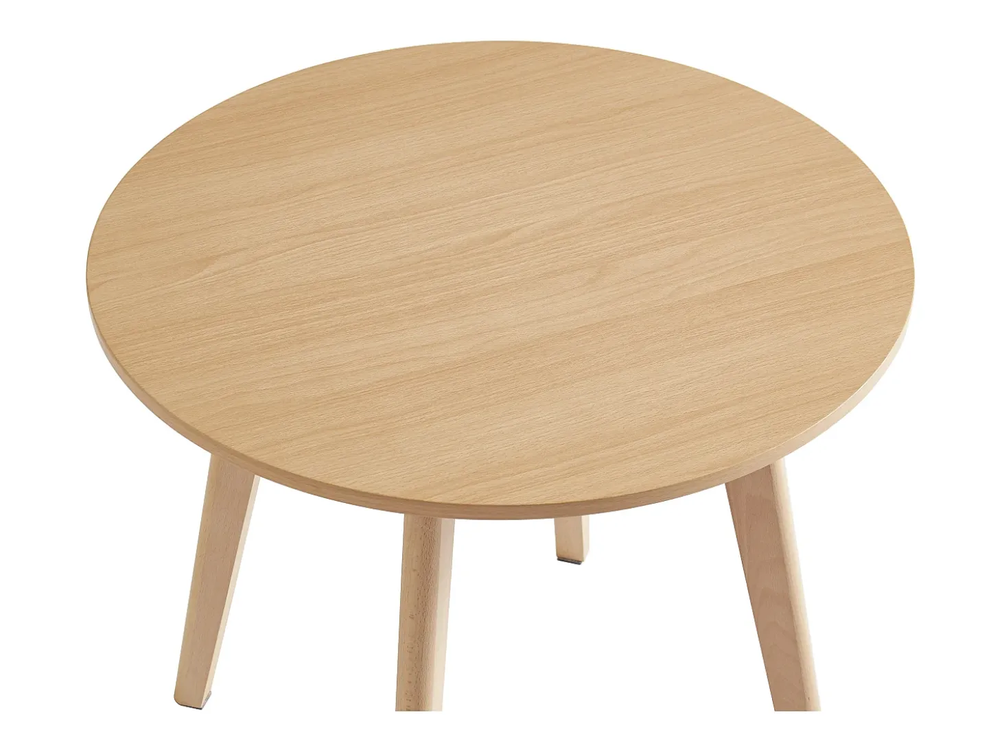 Mesa para niños de MDF y haya - Natural claro - LOULOUNE
