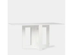 Mesa plegable de Lacado Blanco 78 x 14- Anika