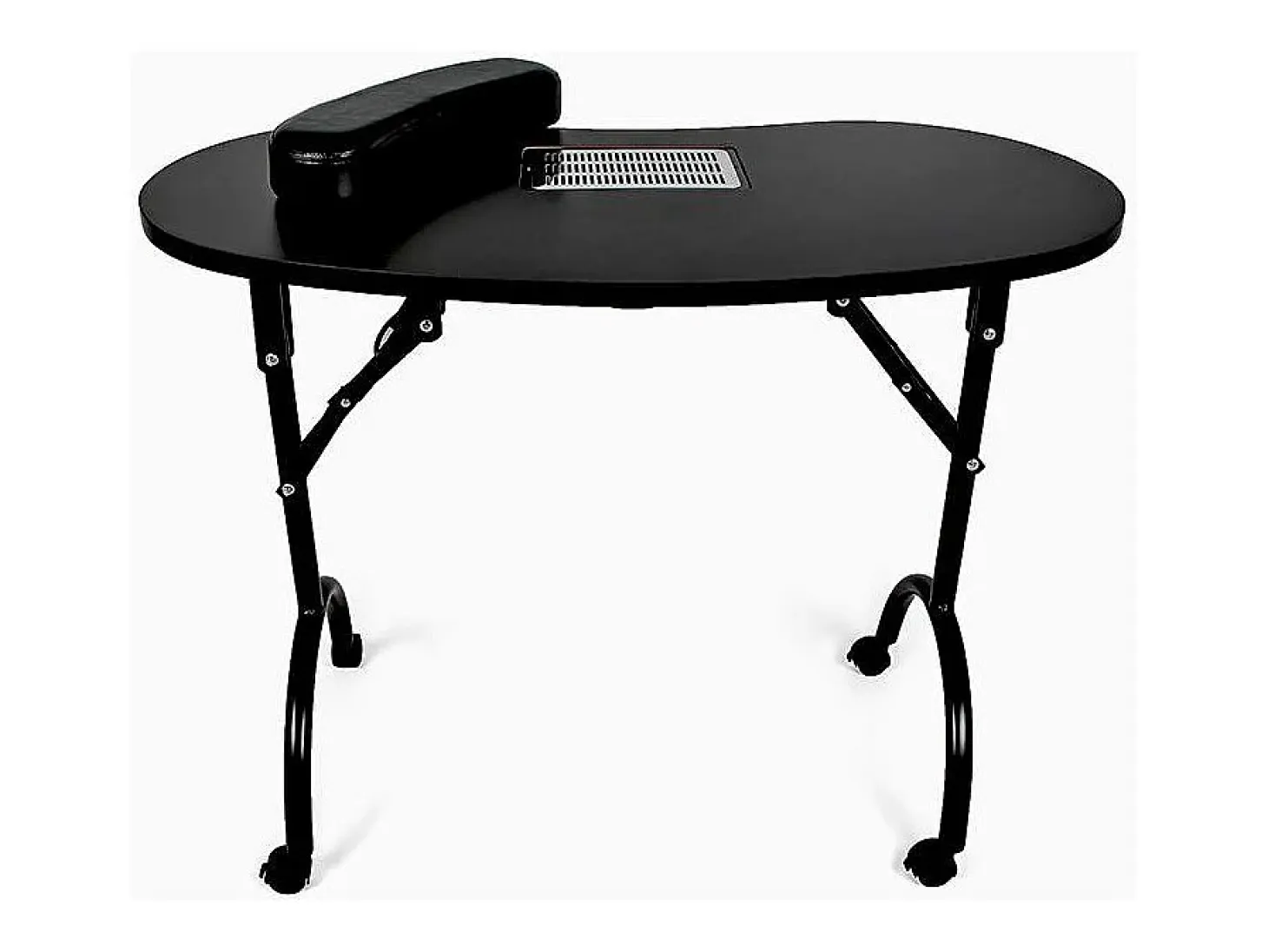 Mesa plegable portátil para manicura y reconstrucción de uñas Easynails - Negro
