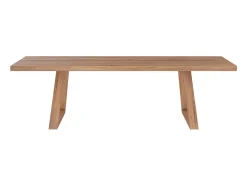 Mesa rectangular de madera de teca para 10 personas 260 cm - Marie