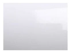 Mesa rectangular oriental extensible para 6 a 20 personas L 180 a 440 cm lacada en blanco y estructura de metal antracita Zakary