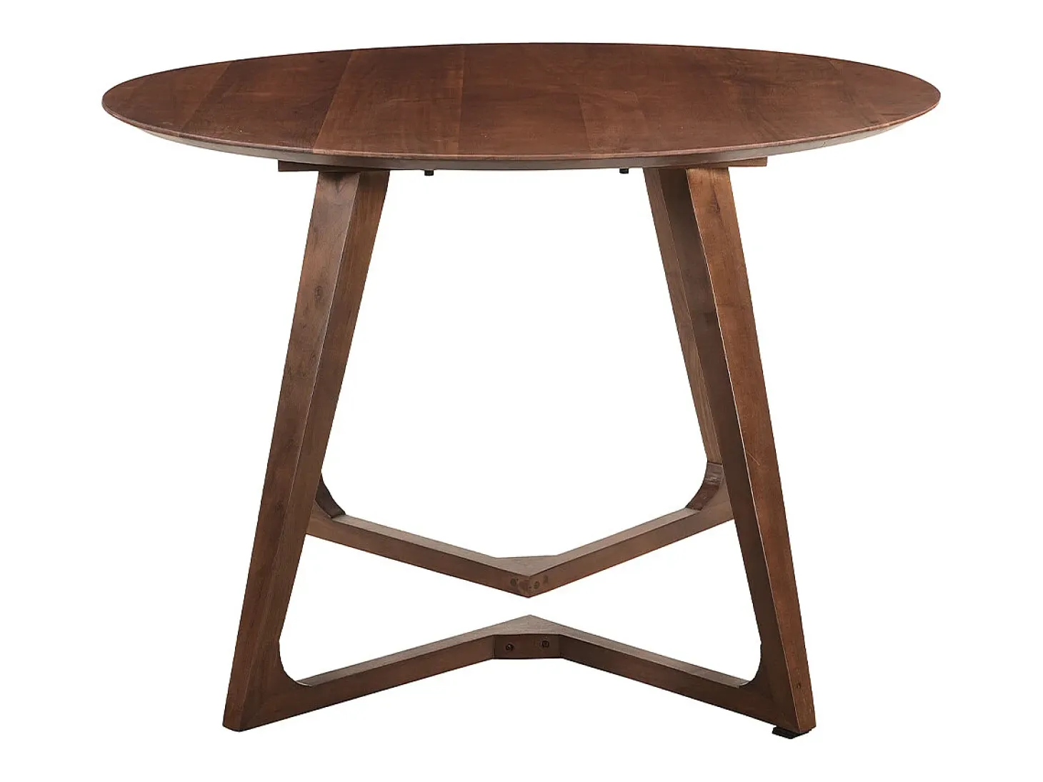 Mesa redonda de diseño de madera maciza 115 cm BANDOL
