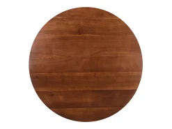 Mesa redonda de diseño de madera maciza 115 cm BANDOL