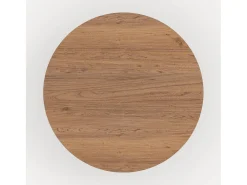Mesa redonda de madera de olmo 4 personas - Gulia