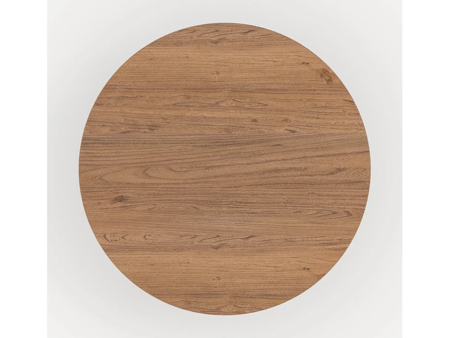 Mesa redonda de madera de olmo 4 personas - Gulia