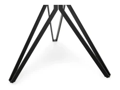 Mesa redonda de piedra para 4 personas 120x76 cm