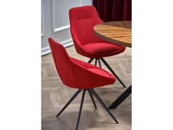 Mesa redonda de roble para 4 personas 170x76 cm