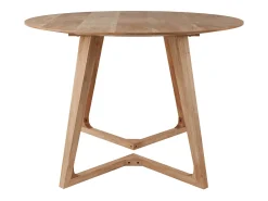 Mesa redonda para 4 personas en madera de acacia 115 cm - Iguana