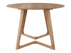 Mesa redonda para 4 personas en madera de acacia 115 cm - Iguana