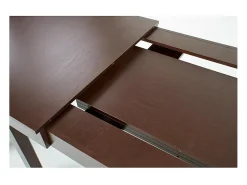 Mesa Tatiana 160-300 cm nogal oscuro