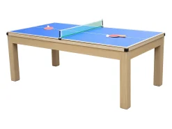 Mesa transformable en billar y ping-pong BALTHAZAR - Azul