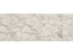 Mesa vitroceramica blanca,patas metal bronce 180x90-260x90cm - FIGARI