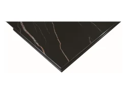 Mesa vitroceramica negro oro,patas metal bronce 180x90-260x90cm - FIGARI