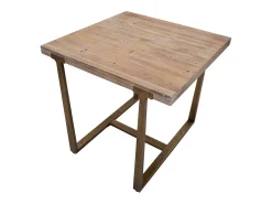 Mesa VKH577, Marrón, 80x80x76 cm, Kendra Home