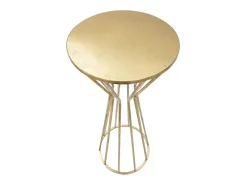 Mesa VKH580, Oro, 38x38x100 cm, Kendra Home