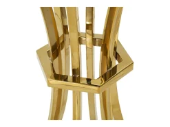Mesa VKH880, Oro, 40x40x81 cm, Kendra Home