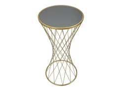Mesa VKH589, Oro, 40x40x80 cm, Kendra Home